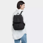Women Fashion Backpacks Kipling Signature Embossed City Pack Printed Backpack FHZD363 - Image 4
