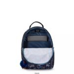 Women Fashion Backpacks Kipling Surf Sea Print Seoul Small Printed Tablet Backpack FHZD348 - Image 3
