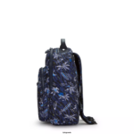 Women Fashion Backpacks Kipling Surf Sea Print Seoul Small Printed Tablet Backpack FHZD348 - Image 5