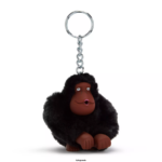 Women Keychains Kipling Black Tonal Sven Monkey Keychain FHZD692 - Image 2