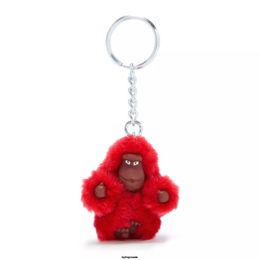 Women Keychains Kipling Cherry Tonal Sven Extra Small Monkey Keychain FHZD721 - Image 1