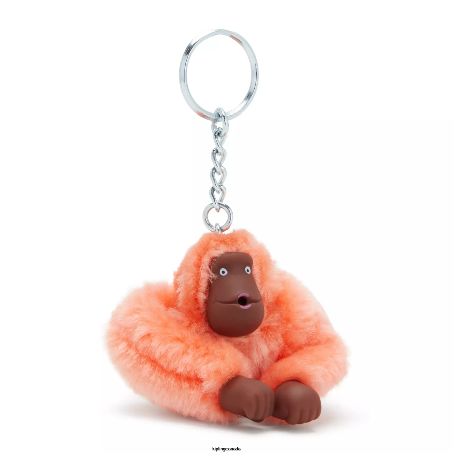 Women Keychains Kipling Cool Coral Sven Small Monkey Keychain FHZD673 - Image 2