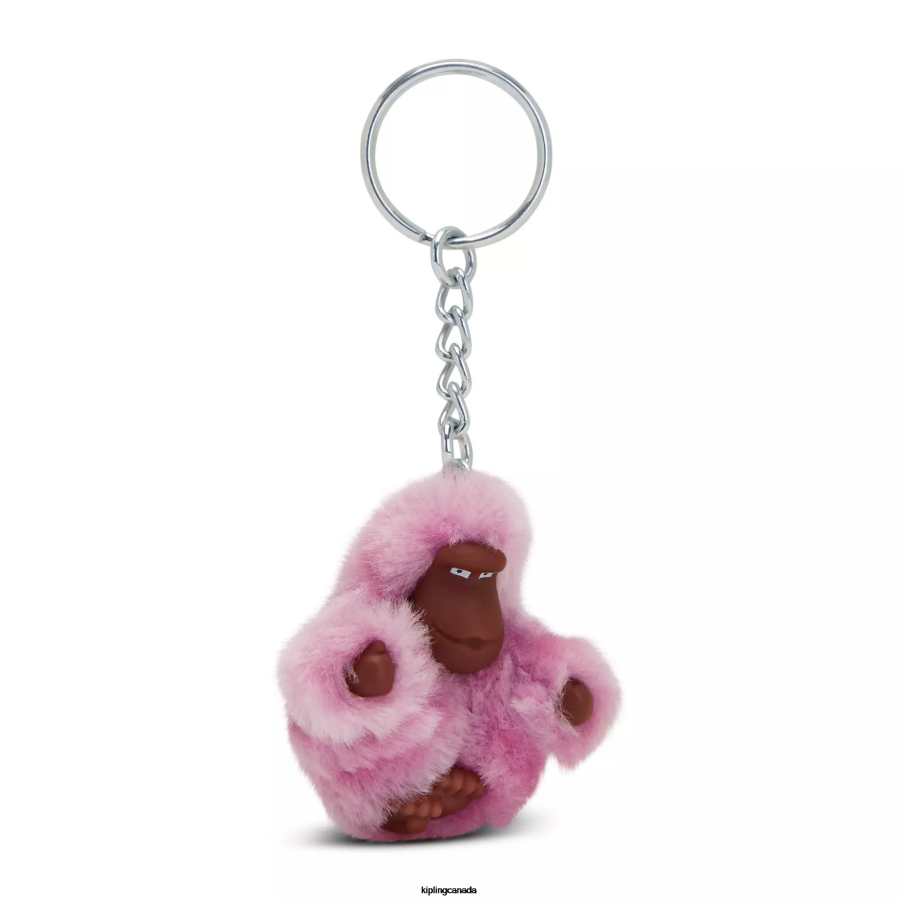 Women Keychains Kipling Festive Purple Sven Extra Small Monkey Keychain FHZD726 - Image 2