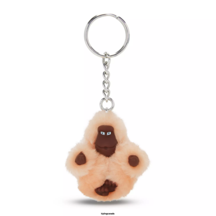 Women Keychains Kipling Mellow Peach Sven Extra Small Monkey Keychain FHZD700