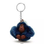 Women Keychains Kipling Polar Blue Mom And Baby Mom and Baby Sven Monkey Keychain FHZD689