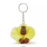 Women Keychains Kipling Sunlight Yellow Sven Small Monkey Keychain FHZD665