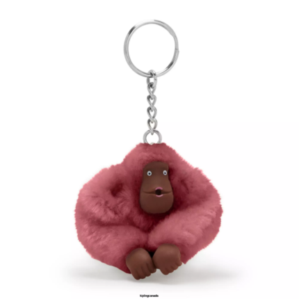 Women Keychains Kipling Sweet Pink Sven Monkey Keychain FHZD696
