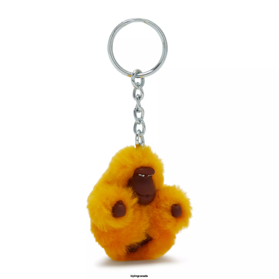 Women Keychains Kipling Warm Yellow Sven Extra Small Monkey Keychain FHZD707 - Image 2