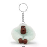 Women Keychains Kipling Willow Green Sven Small Monkey Keychain FHZD681