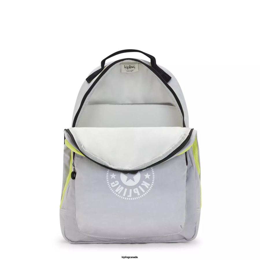 Women Laptop Backpacks Kipling Air Grey Curtis Extra Large 17" Laptop Backpack FHZD364 - Image 3