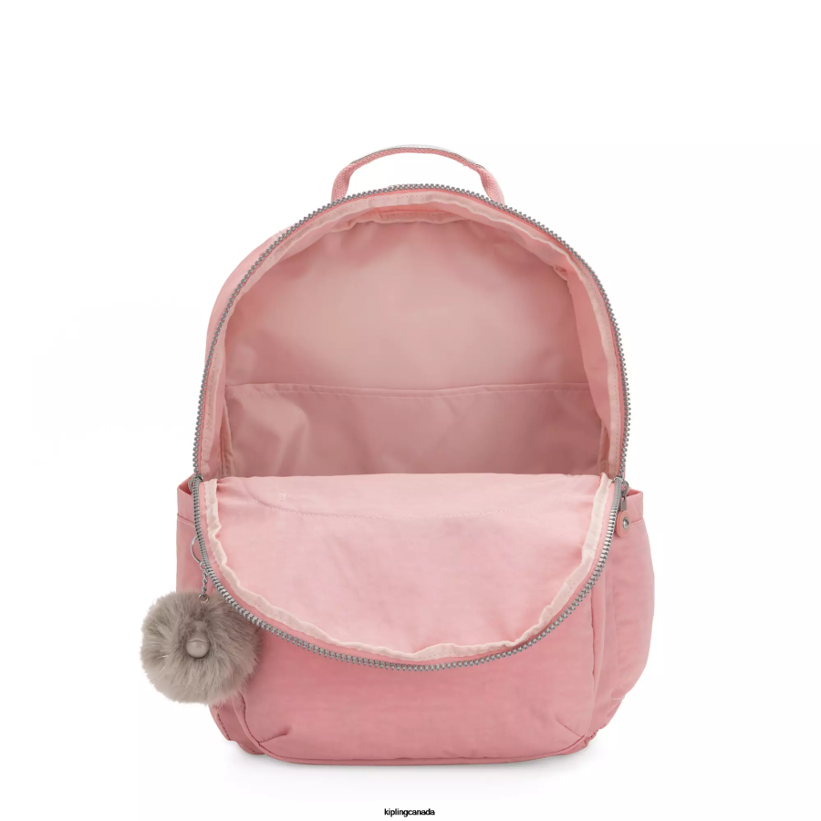 Women Laptop Backpacks Kipling Bridal Rose Seoul Extra Large 17" Laptop Backpack FHZD451 - Image 3