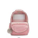 Women Laptop Backpacks Kipling Bridal Rose Seoul Large 15" Laptop Backpack FHZD432 - Image 3