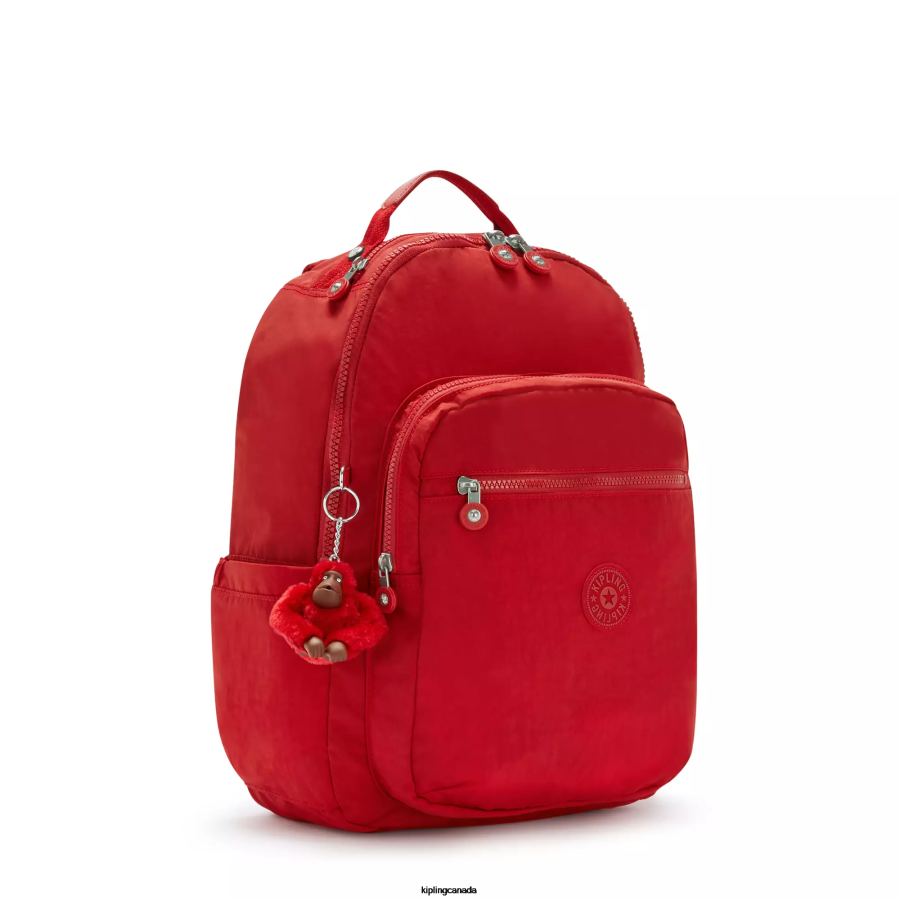 Women Laptop Backpacks Kipling Cherry Tonal Seoul Large 15" Laptop Backpack FHZD474 - Image 2