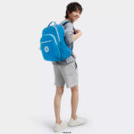 Women Laptop Backpacks Kipling Eager Blue Fun Seoul Extra Large 17" Laptop Backpack FHZD440 - Image 4