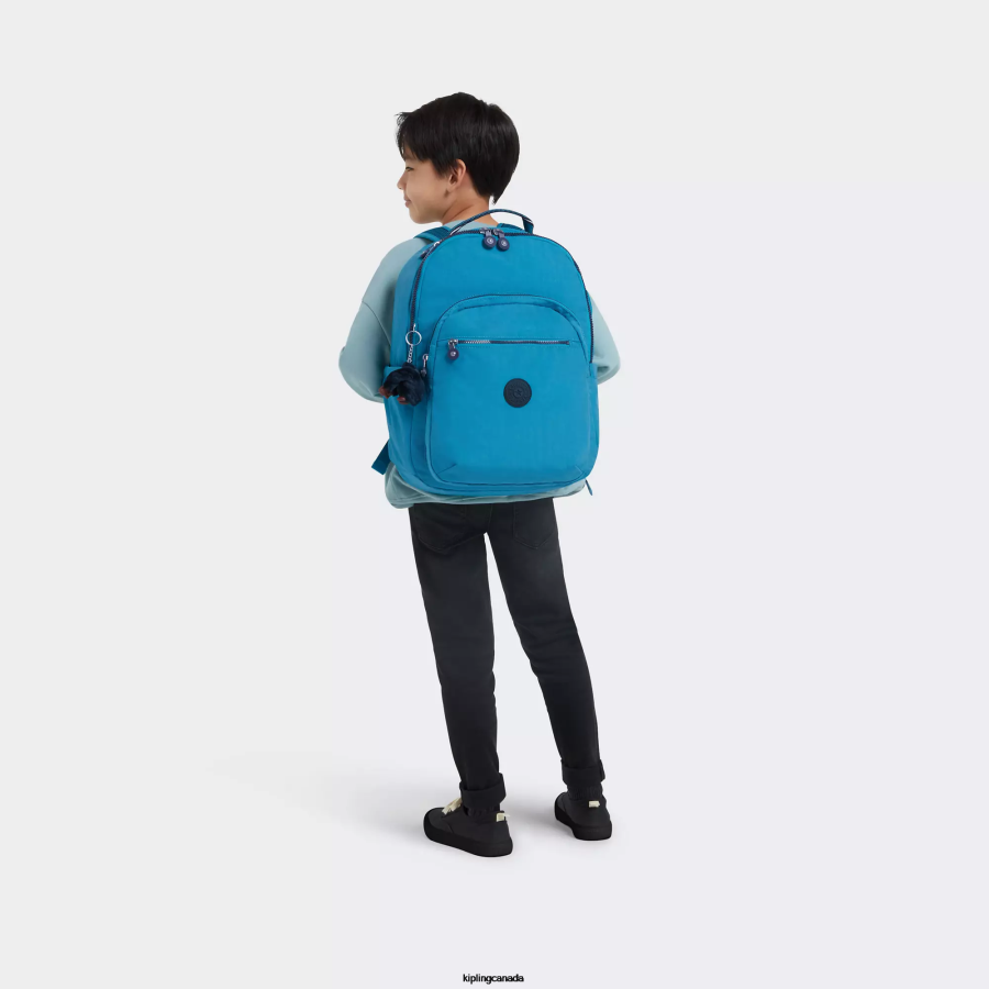 Women Laptop Backpacks Kipling Green Cool Seoul Large 15" Laptop Backpack FHZD427 - Image 4