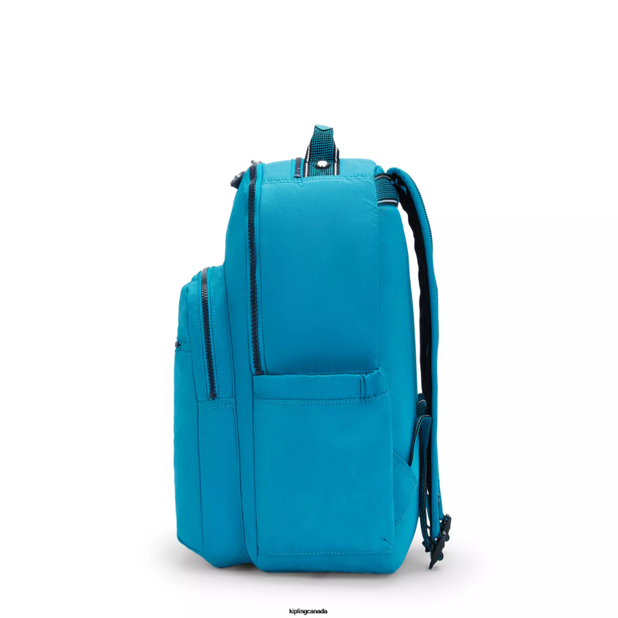 Women Laptop Backpacks Kipling Green Cool Seoul Large 15" Laptop Backpack FHZD427 - Image 5