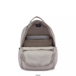 Women Laptop Backpacks Kipling Grey Gris Seoul Large 15" Laptop Backpack FHZD471 - Image 3