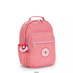 Women Laptop Backpacks Kipling Joyous Pink Fun Seoul Large 15" Laptop Backpack FHZD443 - Image 2