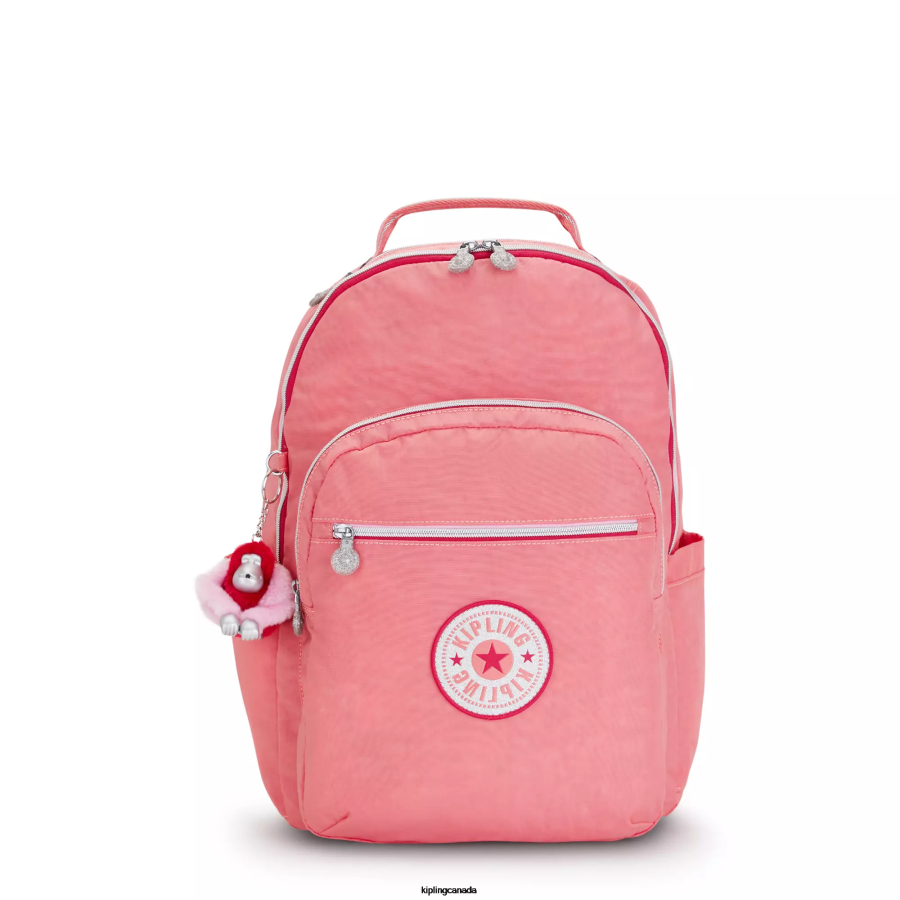 women_laptop_backpacks_kipling_joyous_pink_fun_seoul_large_15_laptop_backpack_fhzd443.png Women Laptop Backpacks Kipling Joyous Pink Fun Seoul Large 15" Laptop Backpack FHZD443 - Image 1