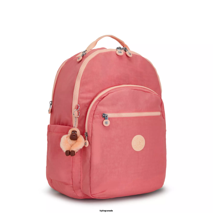 Women Laptop Backpacks Kipling Joyous Pink Seoul Extra Large 17" Laptop Backpack FHZD452 - Image 2