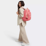 Women Laptop Backpacks Kipling Joyous Pink Seoul Large 15" Laptop Backpack FHZD433 - Image 4