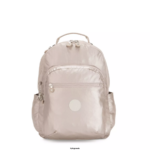 Women Laptop Backpacks Kipling Metallic Glow Seoul Large Metallic 15" Laptop Backpack FHZD503