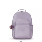 Women Laptop Backpacks Kipling Orchid Metallic Seoul Large Metallic 15" Laptop Backpack FHZD502