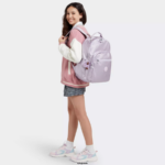 Women Laptop Backpacks Kipling Orchid Metallic Seoul Large Metallic 15" Laptop Backpack FHZD502 - Image 4