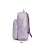 Women Laptop Backpacks Kipling Orchid Metallic Seoul Large Metallic 15" Laptop Backpack FHZD502 - Image 5