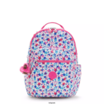 Women Laptop Backpacks Kipling Poppy Stars Seoul Large Printed 15" Laptop Backpack FHZD462