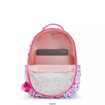 Women Laptop Backpacks Kipling Poppy Stars Seoul Large Printed 15" Laptop Backpack FHZD462 - Image 3