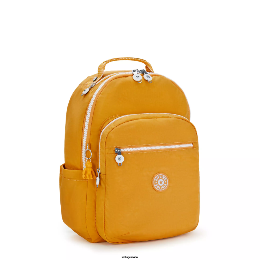 Women Laptop Backpacks Kipling Rapid Yellow Seoul Large 15" Laptop Backpack FHZD472 - Image 2