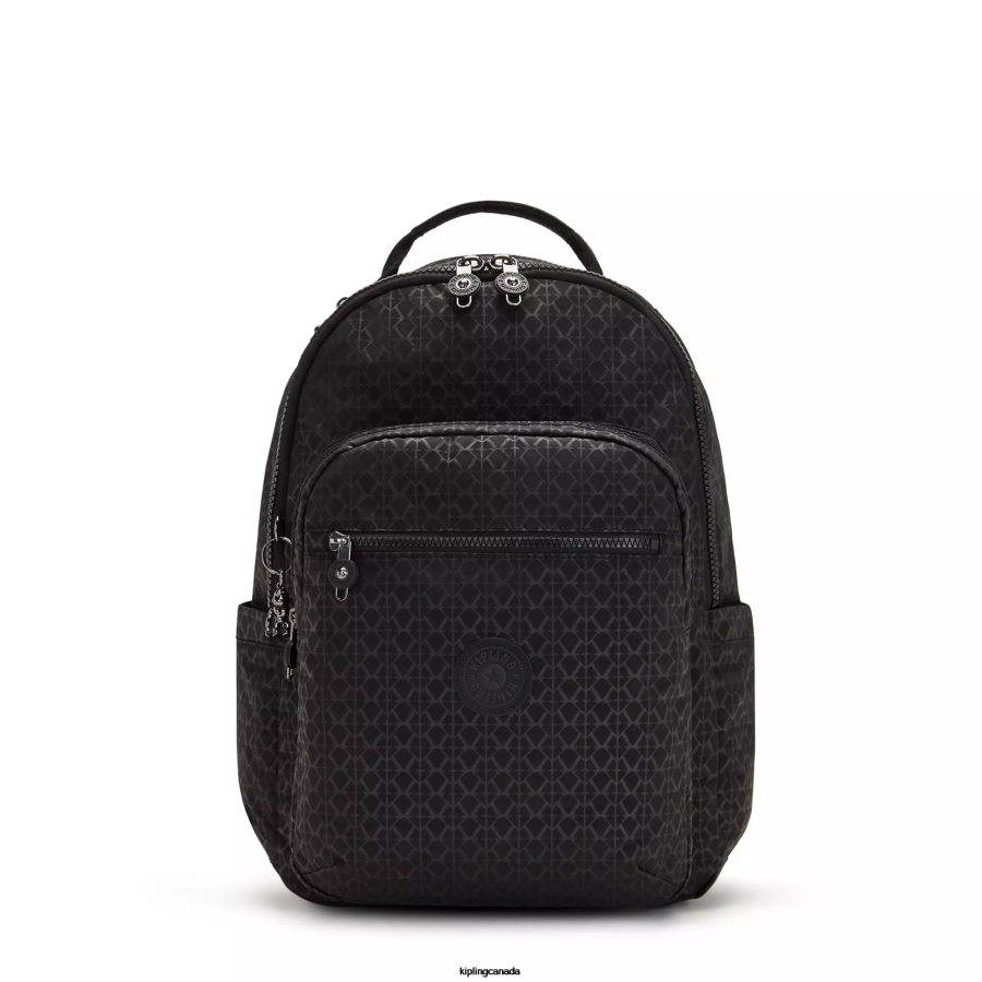women_laptop_backpacks_kipling_signature_embossed_seoul_large_printed_15_laptop_backpack_fhzd369.png Women Laptop Backpacks Kipling Signature Embossed Seoul Large Printed 15" Laptop Backpack FHZD369 - Image 1