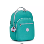 Women Laptop Backpacks Kipling Surfer Green Seoul Extra Large 17" Laptop Backpack FHZD449 - Image 2