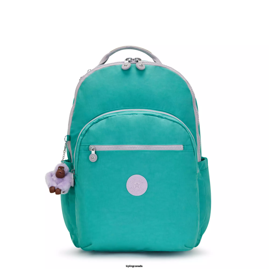 women_laptop_backpacks_kipling_surfer_green_seoul_extra_large_17_laptop_backpack_fhzd449.png Women Laptop Backpacks Kipling Surfer Green Seoul Extra Large 17" Laptop Backpack FHZD449 - Image 1