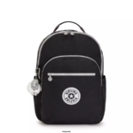 Women Laptop Backpacks Kipling True Black Fun Seoul Extra Large 17" Laptop Backpack FHZD438