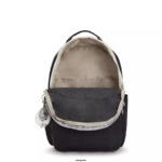 Women Laptop Backpacks Kipling True Black Fun Seoul Extra Large 17" Laptop Backpack FHZD438 - Image 3