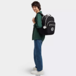 Women Laptop Backpacks Kipling True Black Fun Seoul Extra Large 17" Laptop Backpack FHZD438 - Image 4