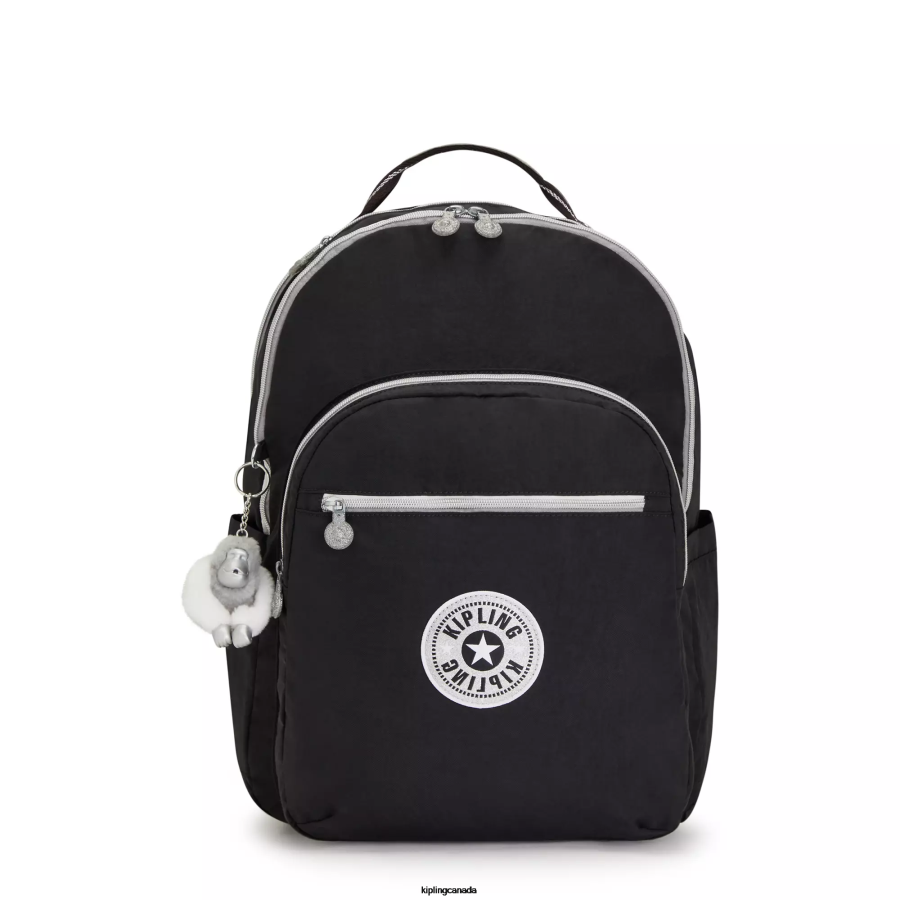 women_laptop_backpacks_kipling_true_black_fun_seoul_extra_large_17_laptop_backpack_fhzd438.png Women Laptop Backpacks Kipling True Black Fun Seoul Extra Large 17" Laptop Backpack FHZD438 - Image 1
