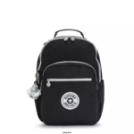 Women Laptop Backpacks Kipling True Black Fun Seoul Large 15" Laptop Backpack FHZD442