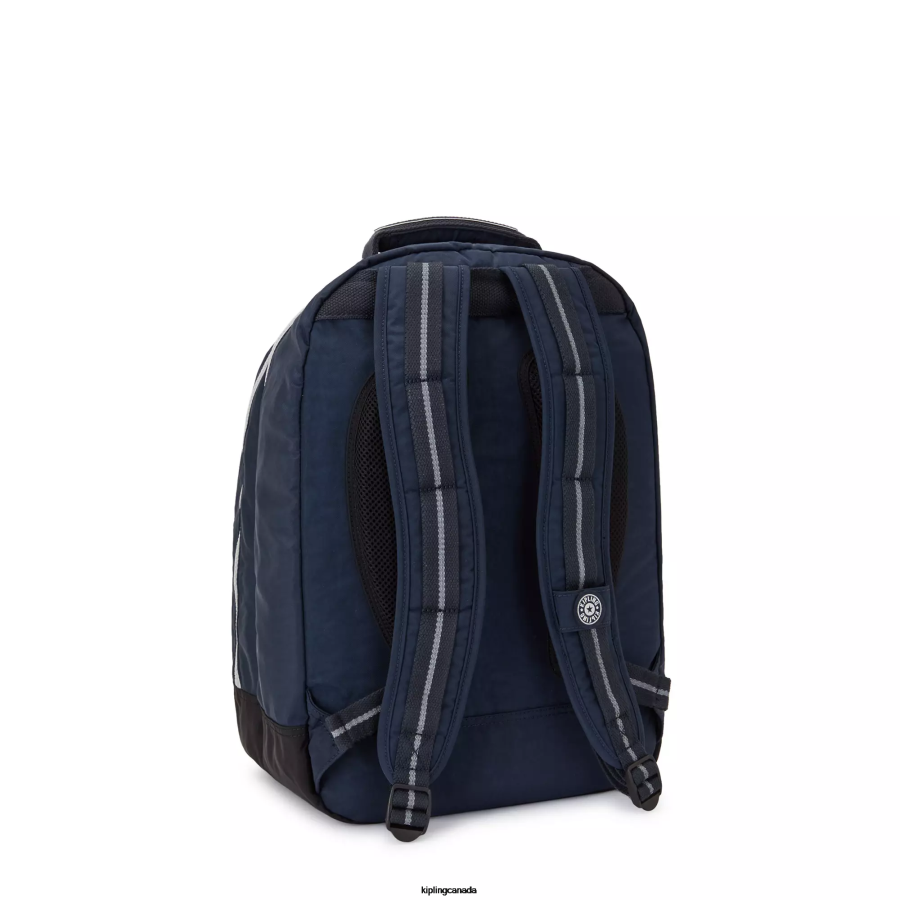 Women Laptop Backpacks Kipling True Blue Grey Class Room 17" Laptop Backpack FHZD435 - Image 5