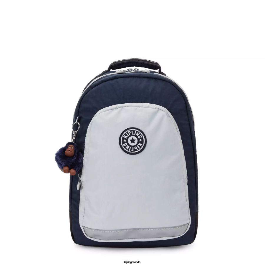 women_laptop_backpacks_kipling_true_blue_grey_class_room_17_laptop_backpack_fhzd435.png Women Laptop Backpacks Kipling True Blue Grey Class Room 17" Laptop Backpack FHZD435 - Image 1