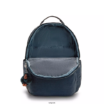 Women Laptop Backpacks Kipling True Blue Tonal Seoul Extra Large 17" Laptop Backpack FHZD487 - Image 3