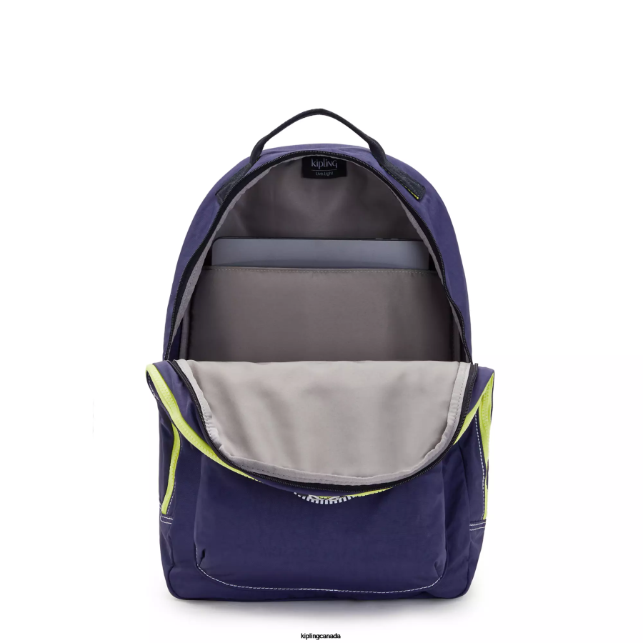 Women Laptop Backpacks Kipling Ultimate Navy Curtis Extra Large 17" Laptop Backpack FHZD365 - Image 3