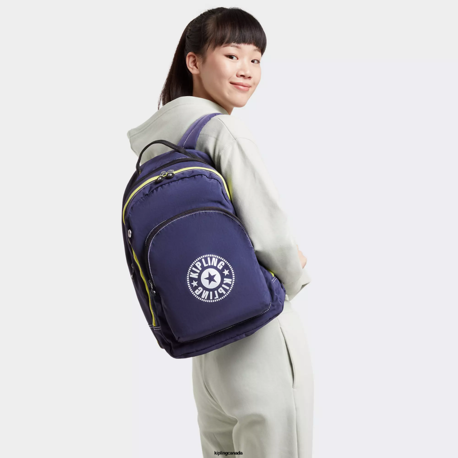 Women Laptop Backpacks Kipling Ultimate Navy Curtis Extra Large 17" Laptop Backpack FHZD365 - Image 4