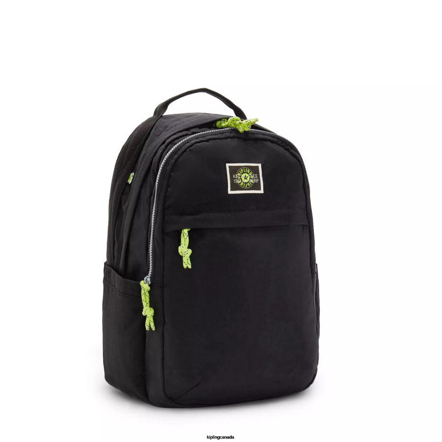 Women Laptop Backpacks Kipling Valley Black Xavi 15" Laptop Backpack FHZD483 - Image 2
