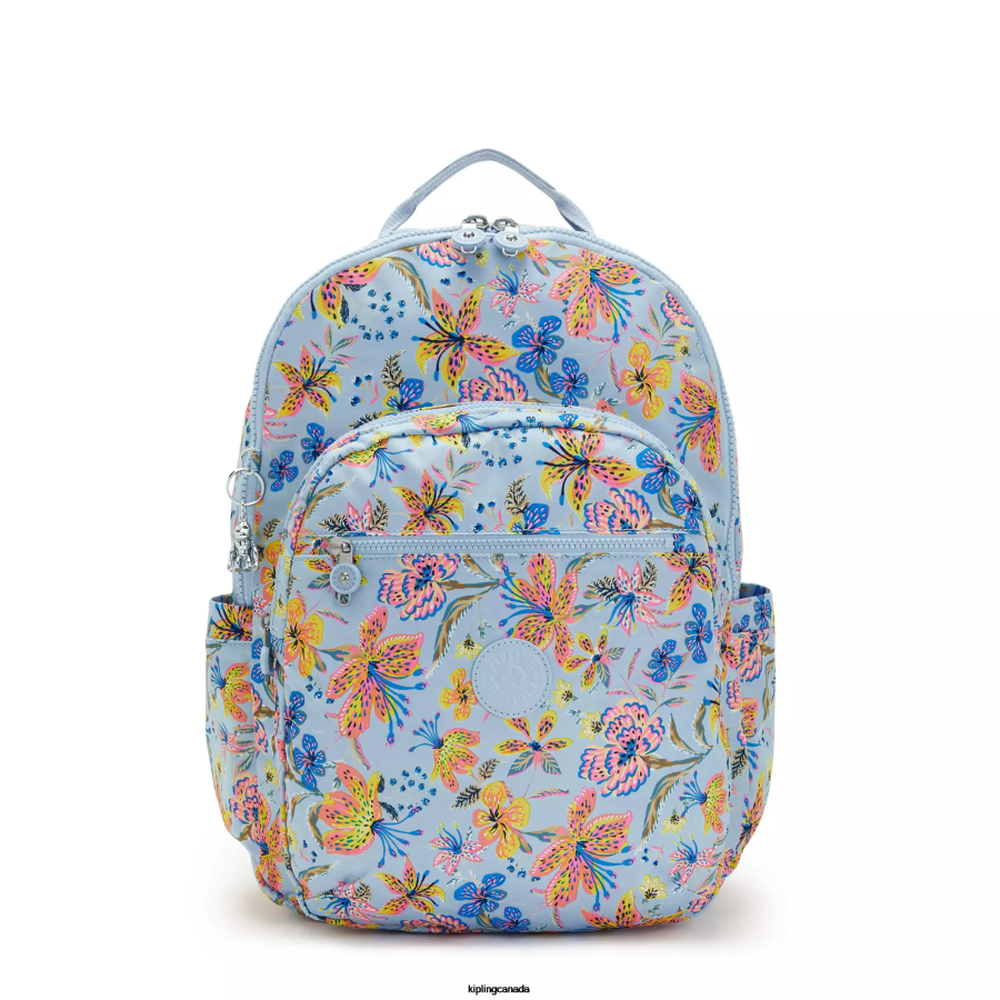 women_laptop_backpacks_kipling_wild_flowers_seoul_extra_large_printed_17_laptop_backpack_fhzd455.png Women Laptop Backpacks Kipling Wild Flowers Seoul Extra Large Printed 17" Laptop Backpack FHZD455 - Image 1