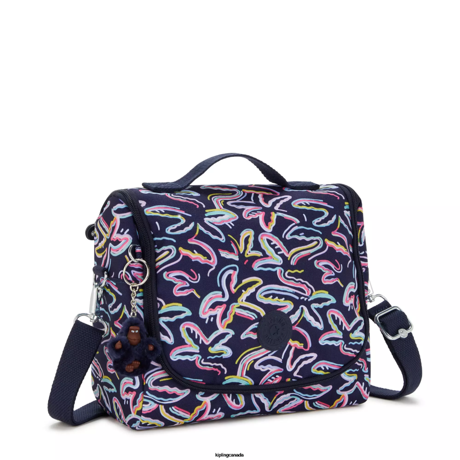 Women Lunch Bags Kipling Palm Fiesta Print New Kichirou Printed Lunch Bag FHZD639 - Image 2