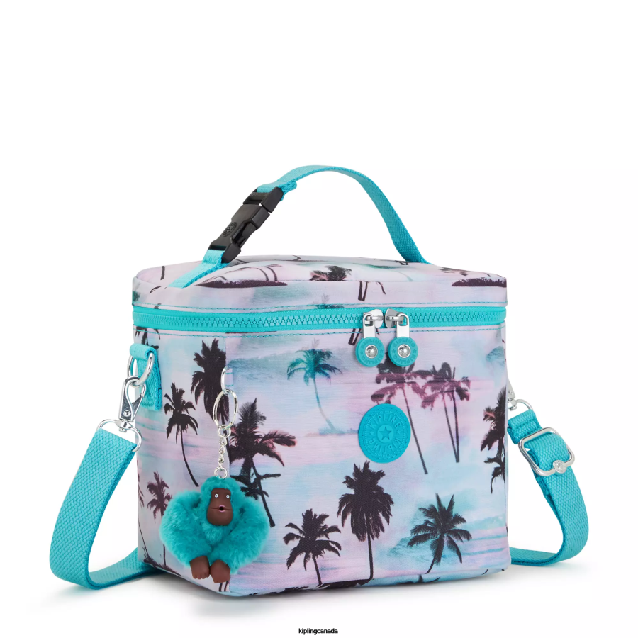 Women Lunch Bags Kipling Shadow Palm Print Graham Printed Lunch Bag FHZD623 - Image 2