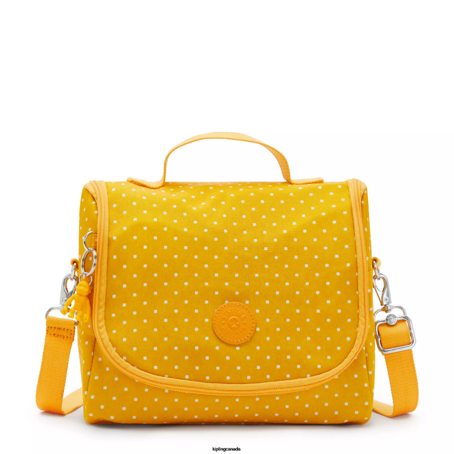 Women Lunch Bags Kipling Soft Dot Yellow New Kichirou Printed Lunch Bag FHZD637 - Image 1